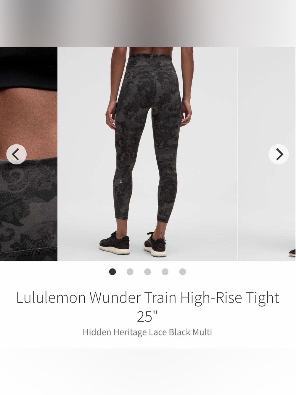 Lululemon Wunder Train High-Rise Tight 25"